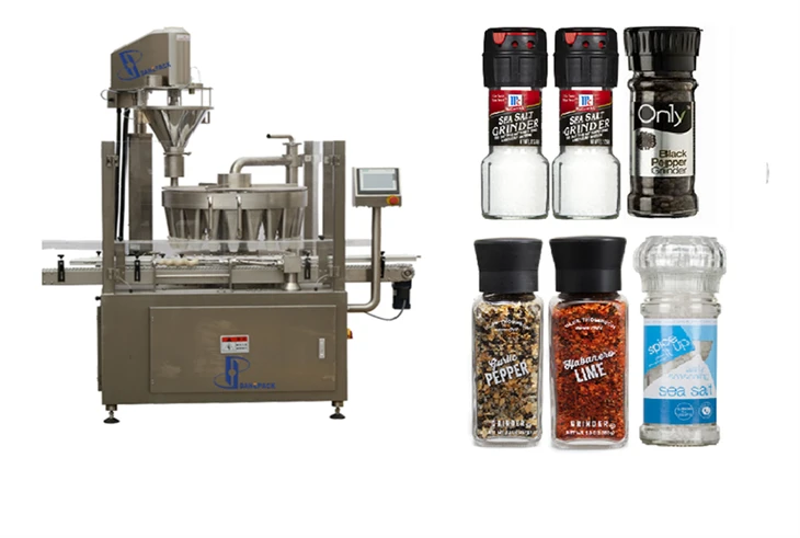 Five Spice Powder Bottle Auger Filling Machine